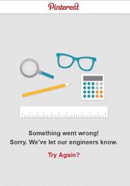 Anyone Else Getting This Pinterest Something Went Wrong Response When Trying To Pin Using A Url How To Memorize Things Error Page Error Message