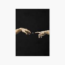 Two hands reaching for each other aquarius aesthetic, hands reaching out,. Hands Touching Wall Art Redbubble