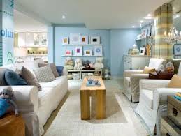 Not only will this tone make you feel happier, but it will also help open the area and make it easier to design around heavier furniture. Smart Idea Blue Basement Paint Ideas