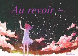 une fille manga dit au revoir