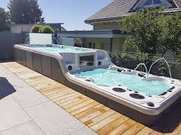 Armstark Swim Spa Luxema Schwimmbader Hinterhof Whirlpool Pavillon Gartenpools