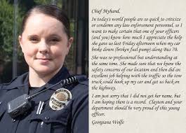 This kind of thing just means so much to us! We received the nicest  compliment for Officer Aurora Wilson-Mayo! We love to hear from the  community!! Be safe