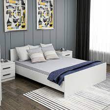 Ikea malm / luröy çift kişilik beyaz başlıklı karyola. Kale Cift Kisilik Karyola 150x200 Beyaz Tradevalley