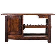 Check spelling or type a new query. Rustic Antique French Carpenter S Work Bench Or Console With Wine Rack At 1stdibs