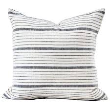 Black And White Throw Cushions Kufri Cusco Stripe Pillow Cover In Natural Black White Gray Etsy Stripe Pillow Farmhouse Pillows White Accent Pillow