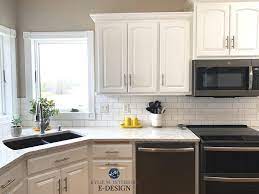 Paint Colour Review Sherwin Williams Alabaster Sw 7008 Sherwin Williams Alabaster Sherwin Williams Alabaster White Painted Kitchen Cabinets Colors
