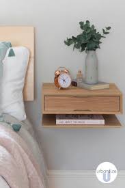 Oak Floating Bedside Table In 2020 Floating Bedside Table Small Bedside Small Bedside Table