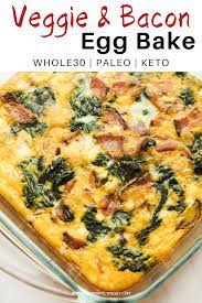 Make Ahead Low Carb Breakfast Casserole Recipe Momma Fit Lyndsey Recipe Veggie Breakfast Casserole Whole 30 Breakfast Casserole Veggie Egg Bake