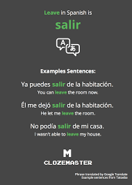 How to say the months in spanish. How To Say Leave In Spanish Clozemaster