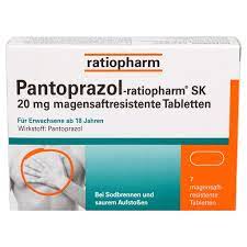 Pantoprazol Ratiopharm Sk 20 Mg Magensaftres Tabl 7 St Medikamente Per Klick De