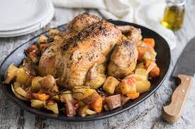 Concernant la cuisson au four: Recette Poulet Fermier Label Rouge Roti A L Ail Et Au Thym Quitoque