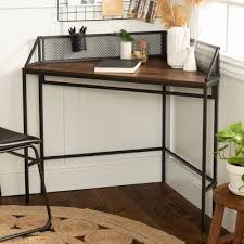 Student desks tend to be small in order to fit into small spaces, like a bedroom or college dorm room. Small Desks For Bedrooms Target