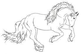 The farthest most horses can sustain a gallop is thought to be around 2 miles, but s. Draft Horse Running By Requay On Deviantart Horse Coloring Pages Horse Coloring Horse Head Drawing