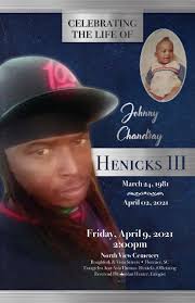 Johnny Henicks III Memorial Program