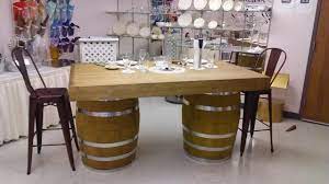 Look through wine barrel table pictures in different colors and styles and when you find some wine. Wine Barrel Table Rentals Fort Madison Ia Where To Rent Wine Barrel Table In Burlington Iowa Ft Madison Ia Keokuk Ia Nauvoo Il Wayland Mo