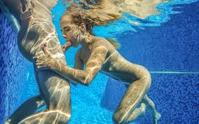 Mona Blue Fucks Her Stepbrother Underwater: Amateur Porn by FapHouse