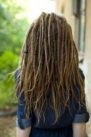 This Is What I Want Skinny Dreads With Loose Ends And I Will Likely Leave Bangs Undreaded Too These A Dreadlock Frisuren Dreadlocks Frauen Dreadlocks Madchen