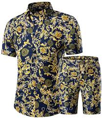 Check out our mens sweat suits selection for the very best in unique or custom, handmade pieces from our clothing shops. Men S Floral 2 Piece Tracksuit Short Sleeve Top And Shorts T01 Xl At Amazon Men S Clothing Store Mens Tracksuit Set Casual Shirts For Men Track Suit Men