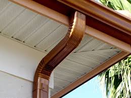 Metal, like copper or steel: Crown Seamless Gutters Downspouts South Florida Seamless Rain Gutter Company Half Round Gutters Box Gutters Blog