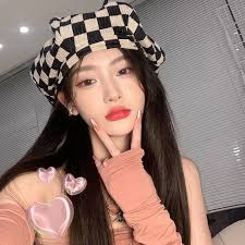 Plaid Berets Women Trendy Harajuku Design Popular Hats Spring Femme College  Vintage Leisure Streetwear Cozy Ulzzang Elegant New