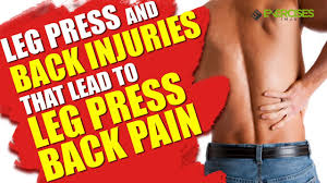Your leg muscles are some of the hardest working muscles in your body. Leg Press And Back Injuries That Lead To Leg Press Back Pain Youtube