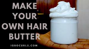 How To Make Your Natural Hair Butter Cream Youtube