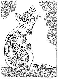 Coloring Rocks Cat Coloring Book Bird Coloring Pages Cat Coloring Page