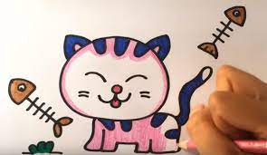 Cara menggambar kucing dengan pensil secara bertahap? Cara Menggambar Kucing Dengan Mudah Pelajarindo Com