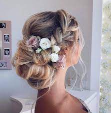 Elegant Prom Updo Wedding Hairstyles For Medium Length Hair Braided Hairstyles For Wedding Wedding Hairstyles For Medium Hair Medium Hair Styles