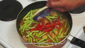 Paano Magluto Sitaw At Baboy Recipe Green Beans Pork Filipino Food Pinoy Cooking Tagalog Youtube