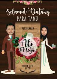Kumpulan karya terbaik dan terbaru contoh desain undangan undangan pernikahan khitanan dan ulang tahun dalam format coreldraw dan aneka desain grafis. 21 Contoh Desain Elegan Banner Pernikahan Damainesia