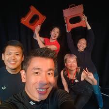 Happy National Day Singapore, from the @forkedsg team in Edinburgh (missing  director #windsonliong who is back in London for work and Sound designer  Sandra who worked