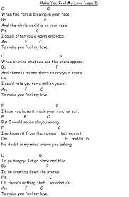 Make You Feel My Love Bob Dylan Ukulele Chords Songs Ukulele Songs Guitar Chords And Lyrics