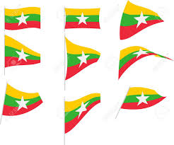 200+ vectors, stock photos & psd files. Vector Illustration Of Set With Burma Myanmar Flag Royalty Free Cliparts Vectors And Stock Illustration Image 134430459