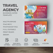 Developing marketing strategies and promote all types of new insurance contracts or suggest additions/changes to existing ones. Editable Travel Agency Business Card
