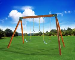 Round green diy swing set. Playset Plans How To Build A Swing Set Eastern Jungle Gym