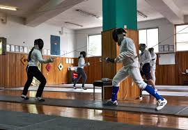 Fencing is a sport for people of all ages, all you need is that competitive edge. File Fencing In Greece The Training At Athenaikos Fencing Club With Fencers And Friends From Other Clubs Jpg Wikimedia Commons