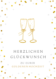 Friday, 17 january 2020 add comment edit. Gluckwunschkarte Zur Goldenen Hochzeit Kaartje2go