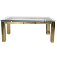 Mango steam metro glass clear top coffee inspire is probably one of the best round glass coffee tables with a top led light at the edges giving the. Mrspkandoz Mid Century Modern Pace Brass And Rounded Edge Floating Glass Cocktail Table