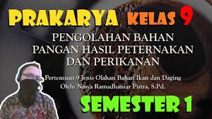 Maybe you would like to learn more about one of these? Prakarya Kelas 9 Bab 4 Pertemuan 9 Jenis Olahan Bahan Ikan Dan Daging Youtube