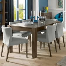 Sets of extendable dining table and chairs available online in wood and glass in a selection of colours & finishes. Bentley Designs Milan Dark Oak Extending Dining Table 6 Chairs Seats 6 8 Costco Uk