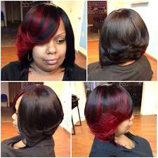 Full Sewin Bob No Leave Out Quick Weave Hairstyles Weave Bob Hairstyles Layered Bob Hairstyles