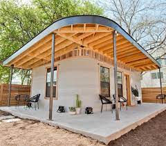 Only in the suburbs do you find houses made of cheaper materials (steel structure, concrete foundation, brick face, and. How New Story Is Scaling A Cheap Well Built Concrete 3d Printed House