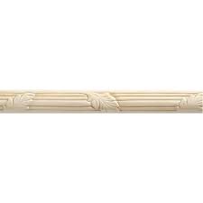 Add character and distinction to any space with this beautifully designed dentil moulding. Ornamental Mouldings White Hardwood Embossed Oak Leaf Trim Moulding 3 8 X 7 8 Sold Per 8 Foot Piece Hom Chair Rail Moulding Chair Rail Chair Rail Molding