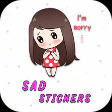 Sticker.ly berisi beragam stiker whatsapp lucu dengan nilai terbaik karena telah diunggah oleh ribuan pengguna. Sad Stickers For Whatsapp Sorry Wastickerapps Apl Di Google Play
