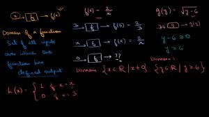 What Is The Domain Of A Function Hindi Video Khan Academy