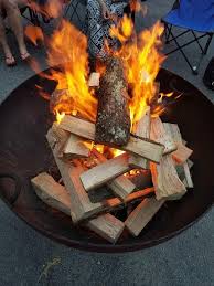 For a gas fire pit, you can be closer, around 24 inches. How To Stop Your Campfire From Smoking