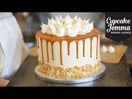 Behind The Scenes Making Of A Christmas Caramel Cake Cupcake Jemma Youtube Caramel Cake Decoration Cupcake Jemma Cupcake Cakes