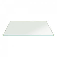 Fab Glass And Mirror 48 In X 96 In Clear Rectangle Glass Table Top 3 4 In Thick Beveled Polish Tempered Radius Corners 48x96rect19thbe Glass Top Table