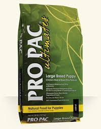 large breed puppy chicken meal brown rice formula pro